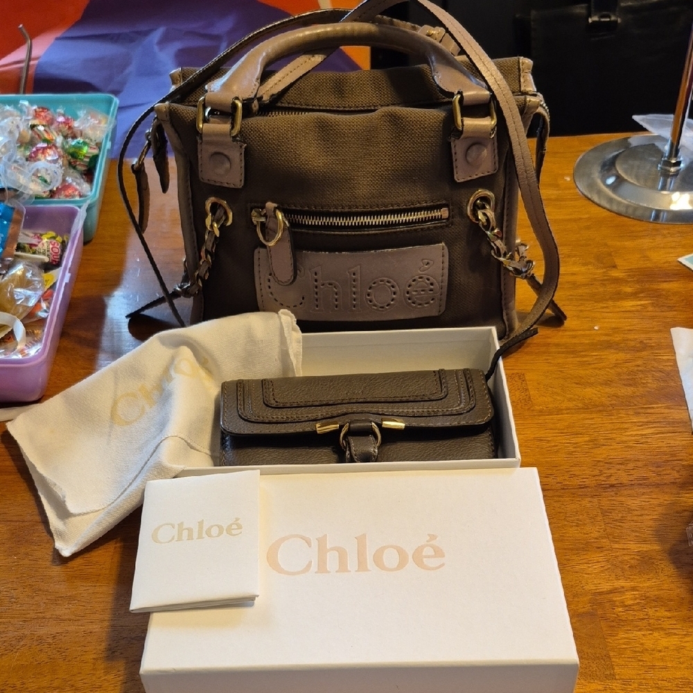 Chloe Brown Shoulder Bag